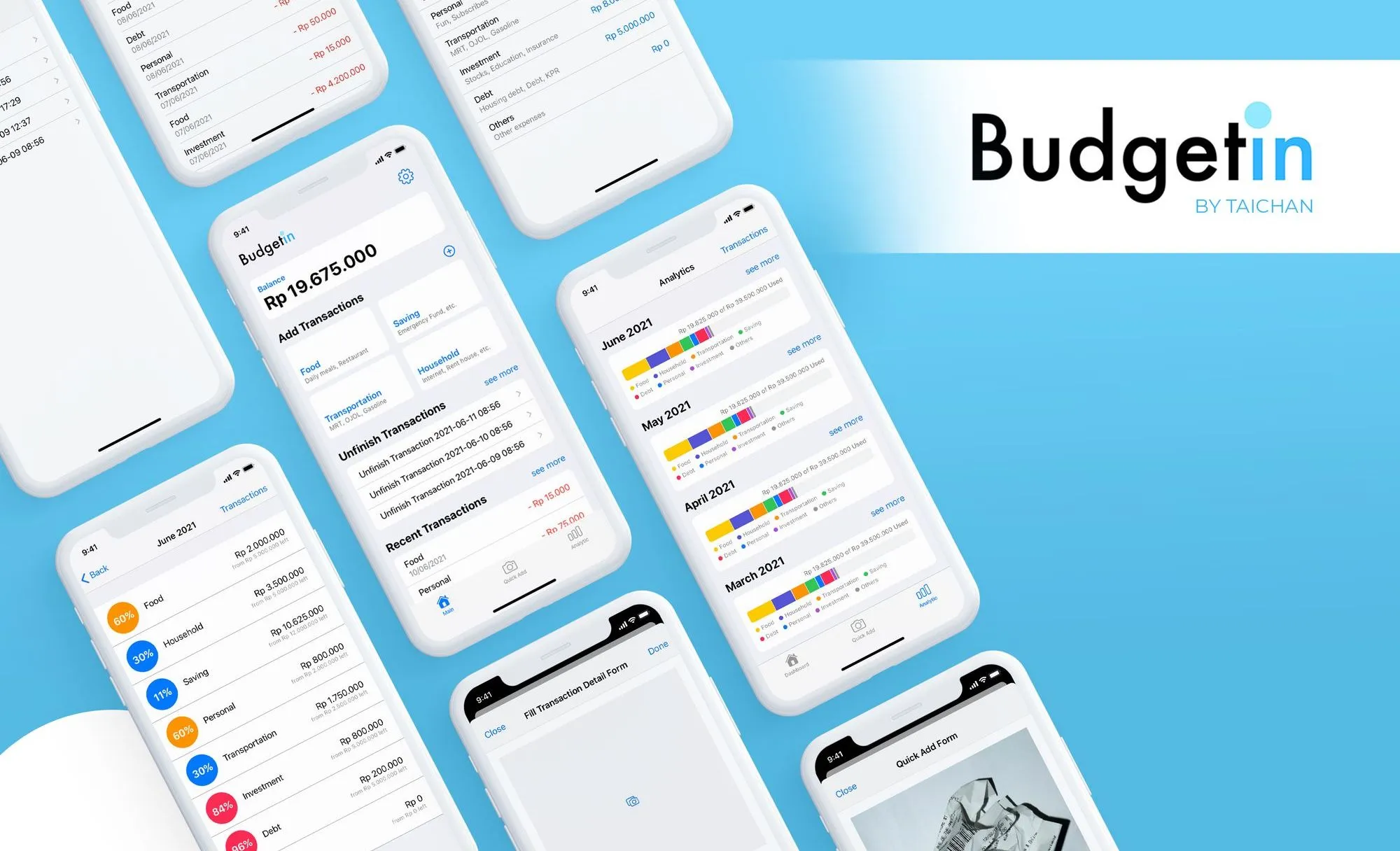 Budgetin: Expense Tracker iOS App