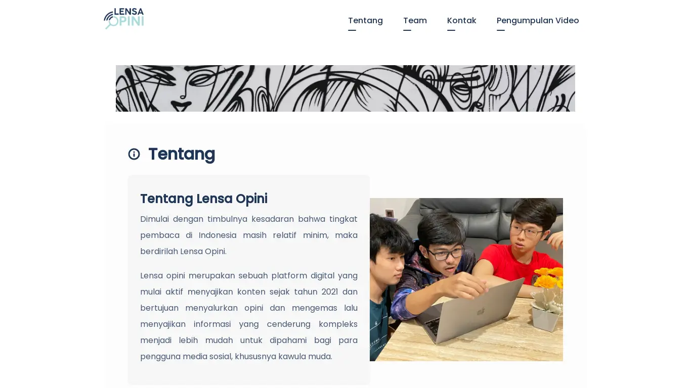 Lensa Opini Website
